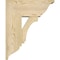 Ekena Millwork Imperial Traditional Rough Sawn Bracket w/ Offset Brace, Douglas Fir, 8"W x 18"D x 22"H BKT0806X18X22IMP01RDF - alternate 3
